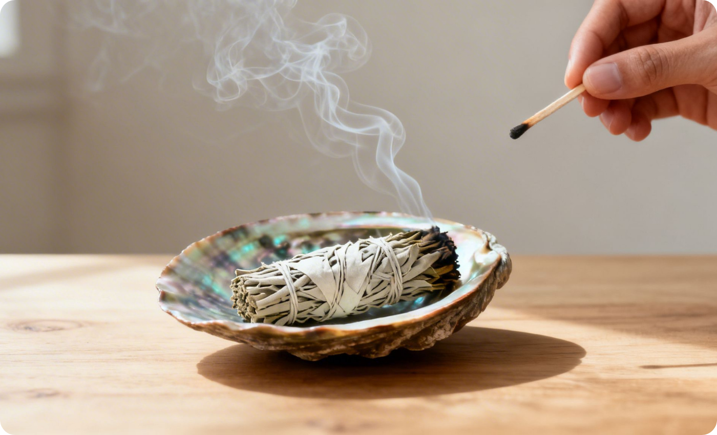 Comment brûler de la sauge blanche pour purifier votre espace 1 2 1